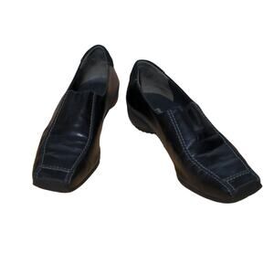 Paul Green Munchen Loafer Flat Shoes Black Slip On Driving UK 5 (US 7.5)
